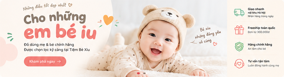 Những món đồ nhỏ xinh dành cho em bé yêu